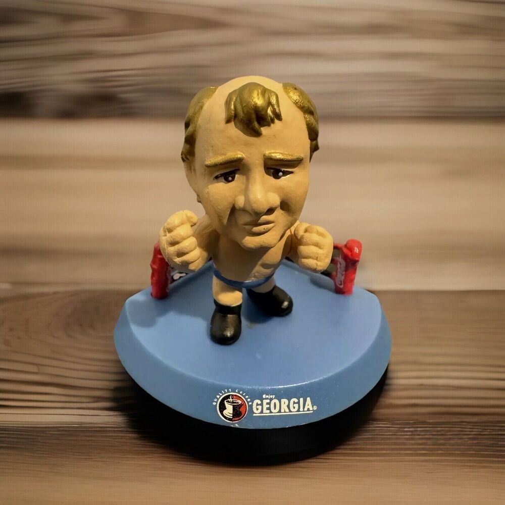 Dory Funk Jr Mini Figure Coca Cola Georgia Coffee AJPW Wrestling Japan 2004 8C